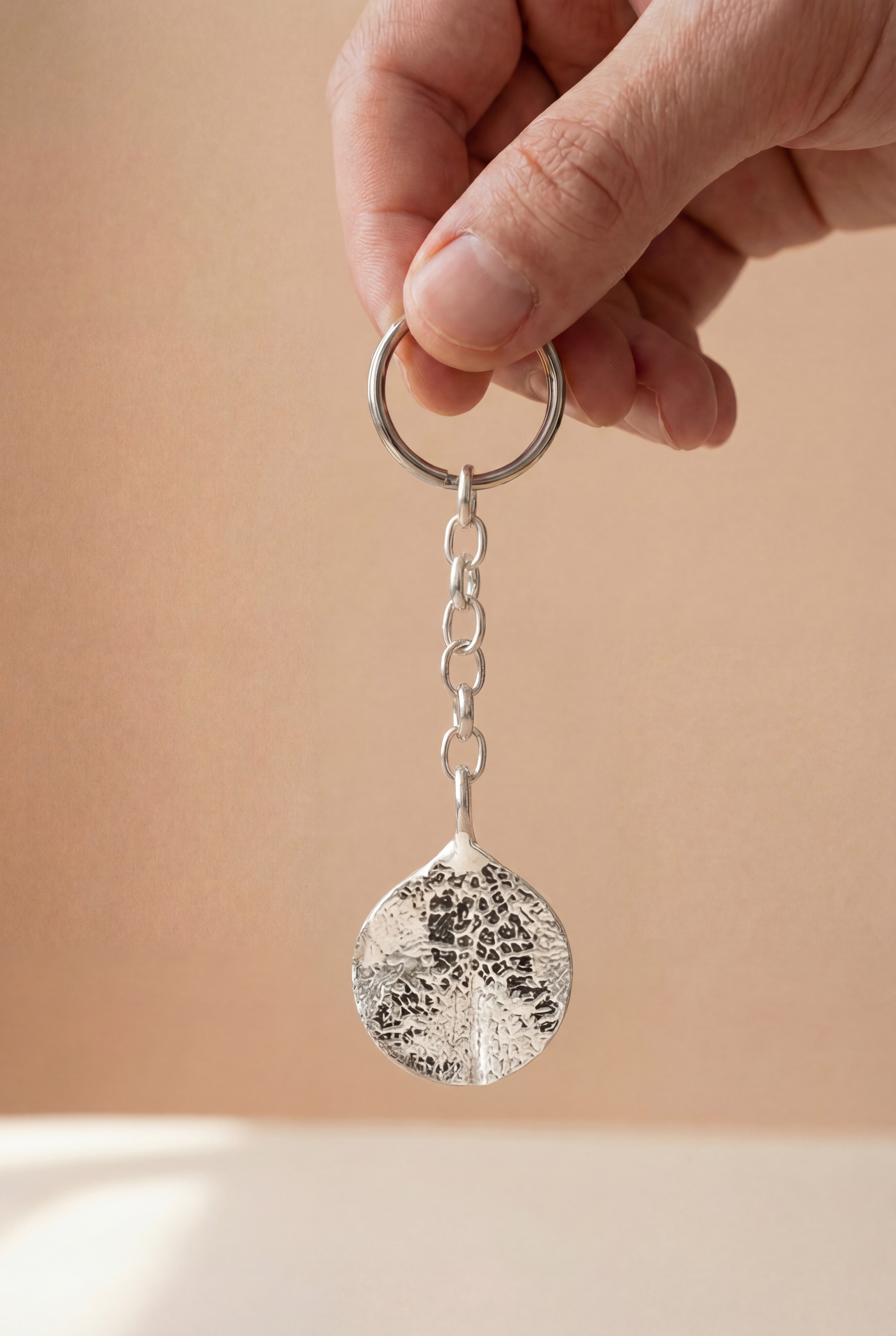 Fingerprint/animal print keychain