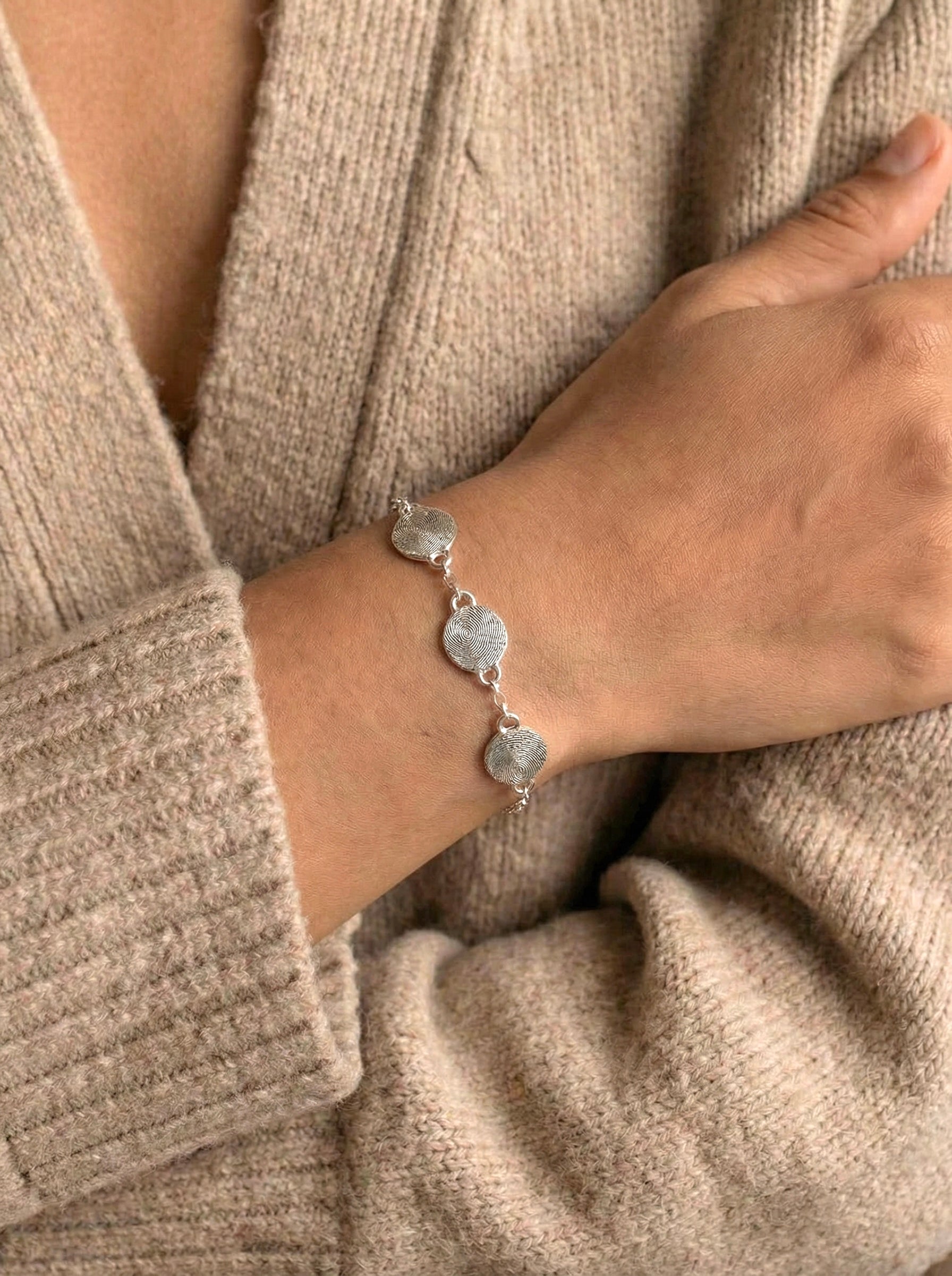 Fingerprint/pet print "bracelet"