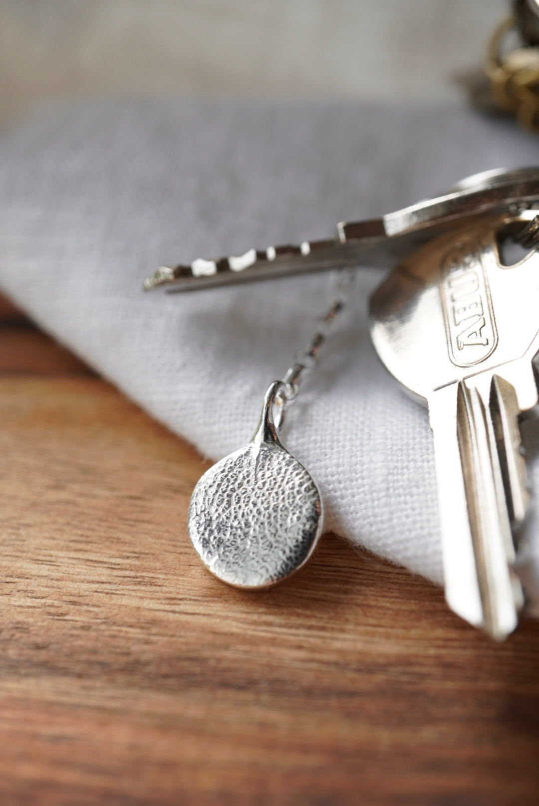 Fingerprint/animal print keychain