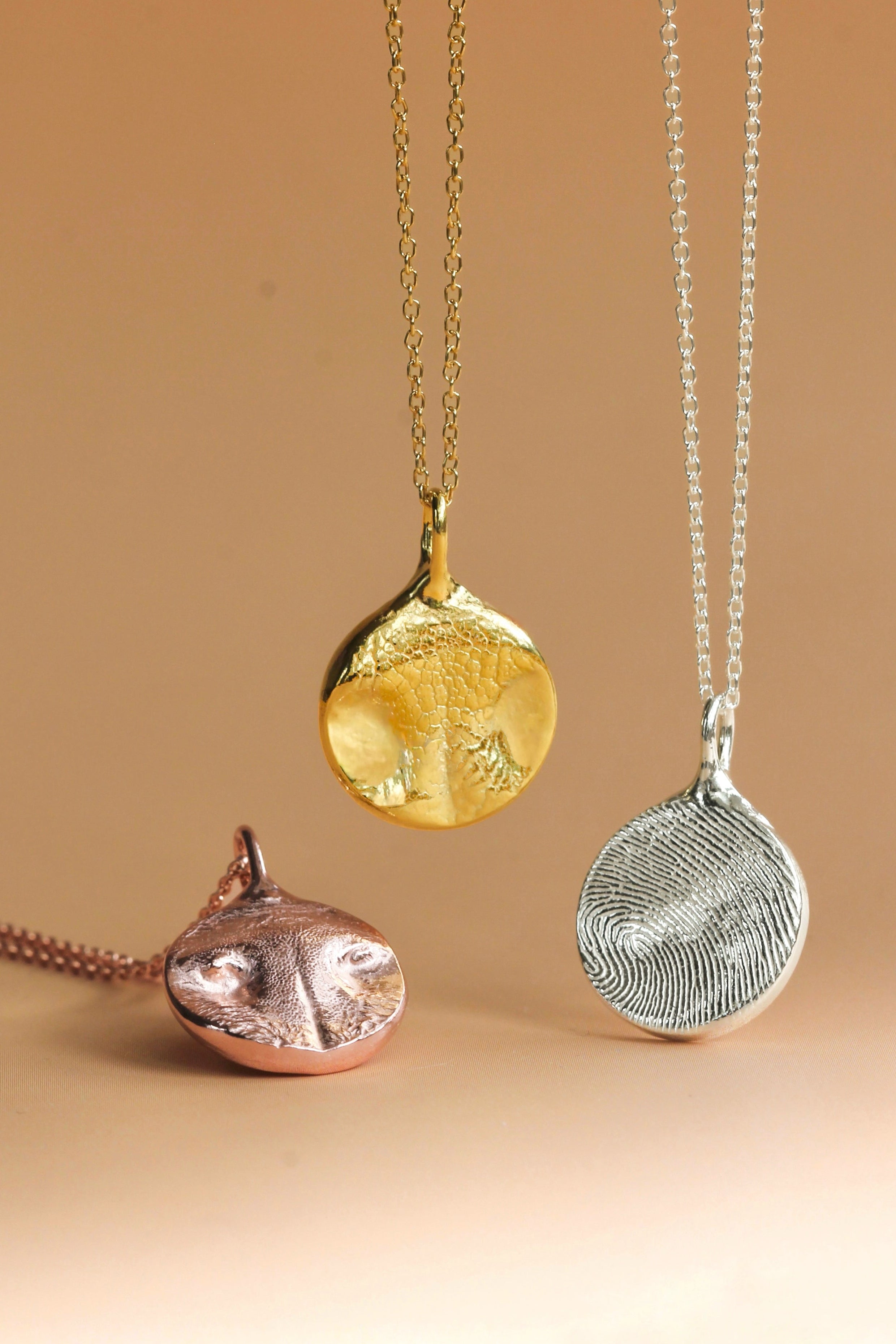 Fingerprint/Pet Print Pendant "Round"